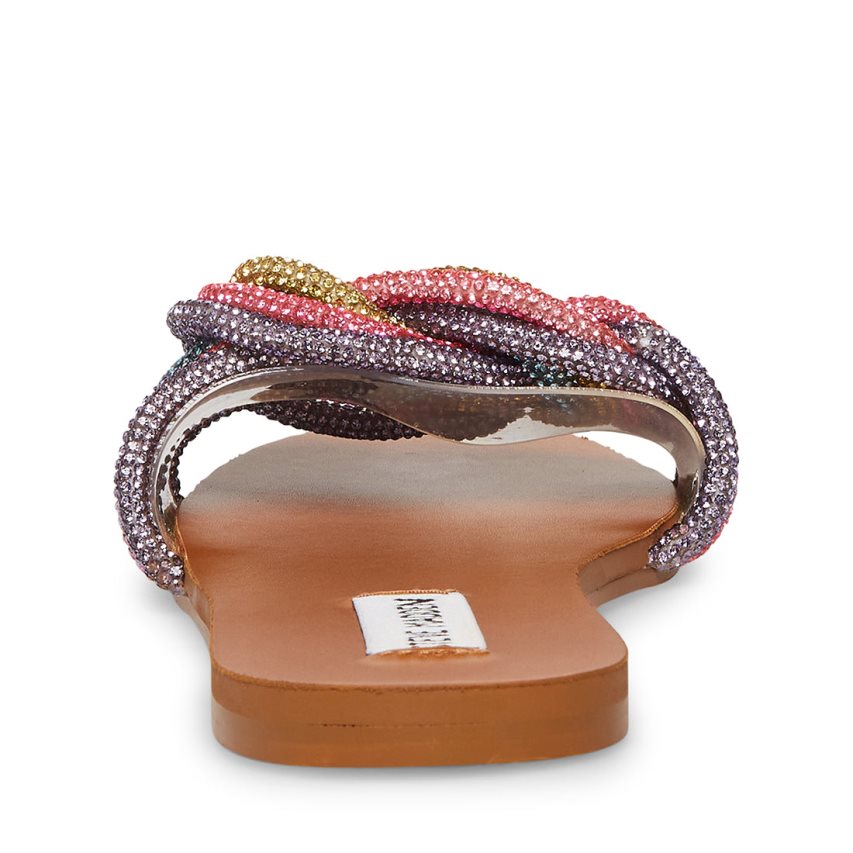 Steve Madden Adore Flate Sandaler Dame Multicolor | IURQL7809