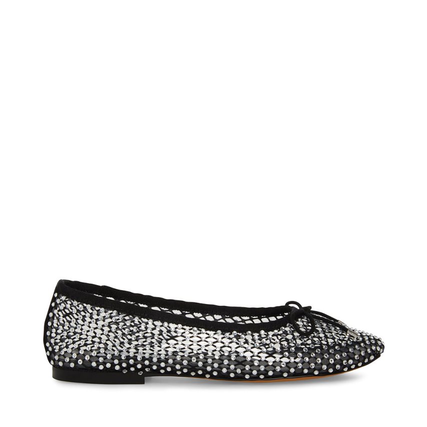 Steve Madden Blossoms-m Ballerinasko Dame Svarte | GLIQZ3874