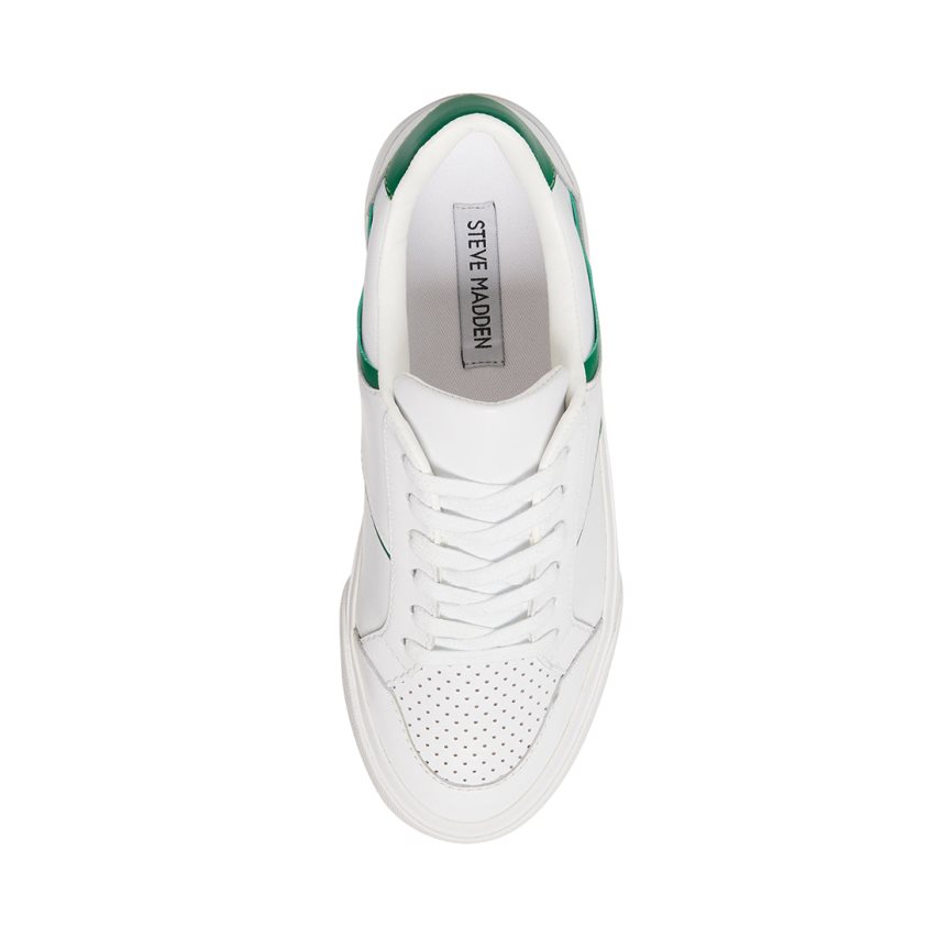 Steve Madden Bryant Joggesko Dame Hvite | OGBEK6458