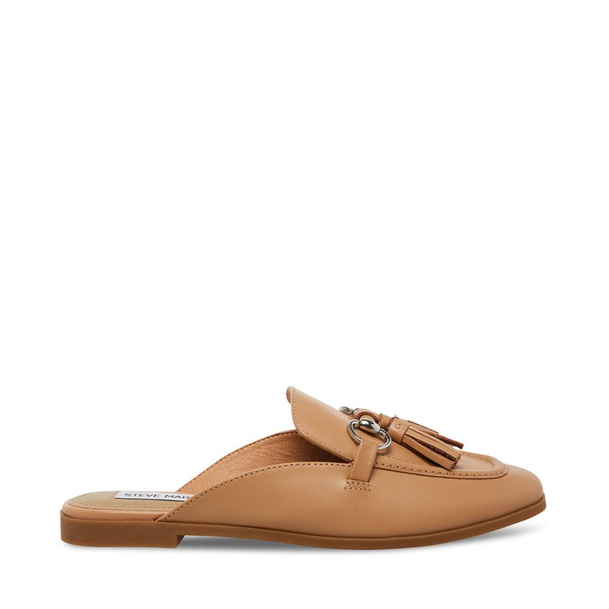 Steve Madden Cayler Lær Mules Sko Dame Brune | SYOGT3172