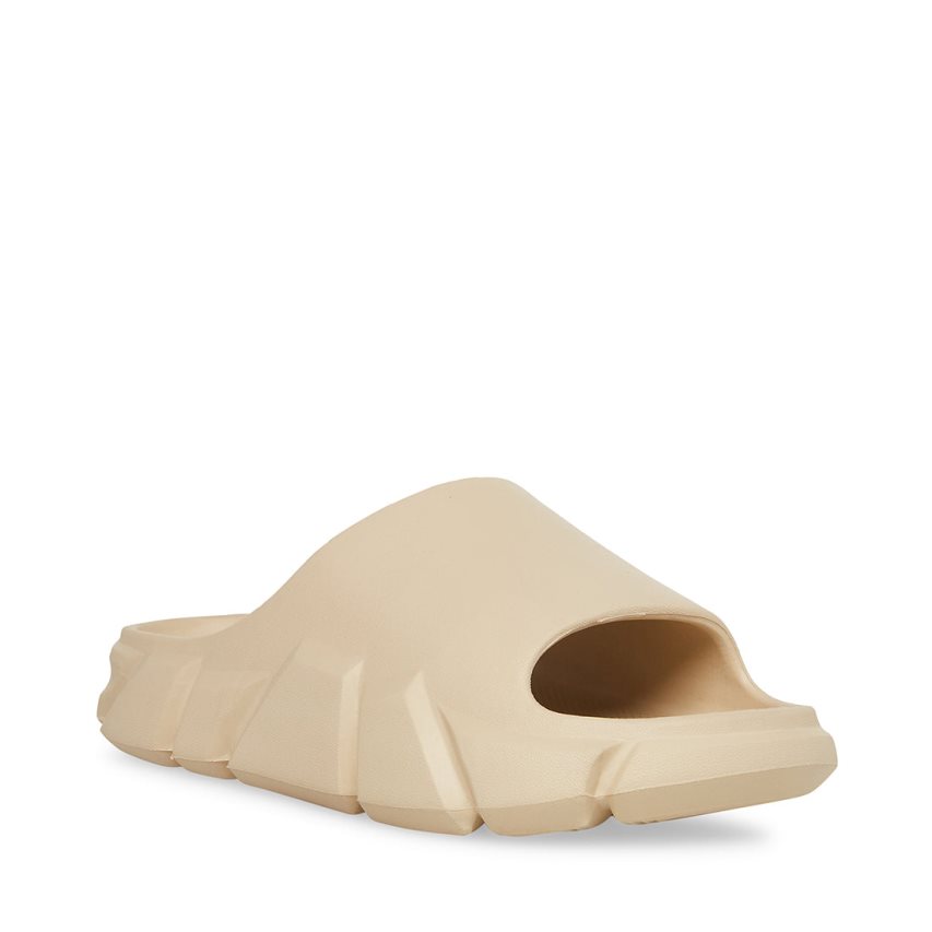 Steve Madden Charged Badesandaler Herre Beige | NCZJH1428