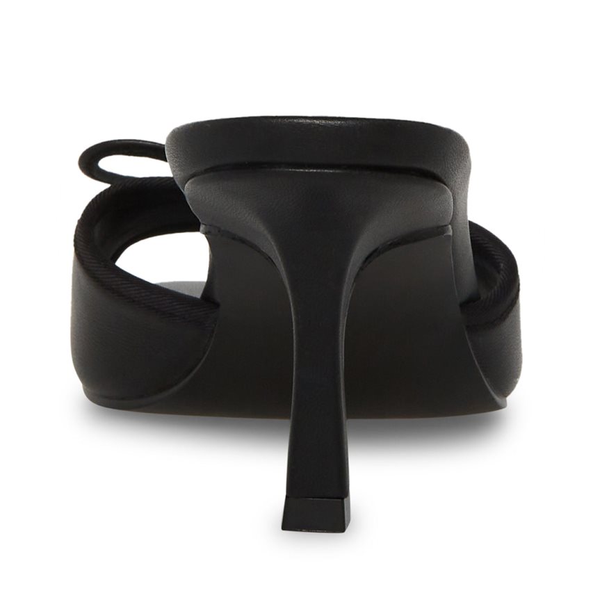 Steve Madden Emory Lær Mules Sko Dame Svarte | WPDNU6289