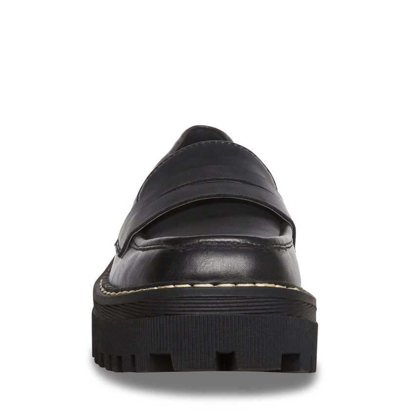 Steve Madden Haazel Platform Sko Dame Svarte | VCOYK7654