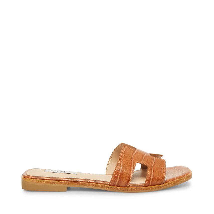 Steve Madden Hadyn Badesandaler Dame Brune | HCGUK6297