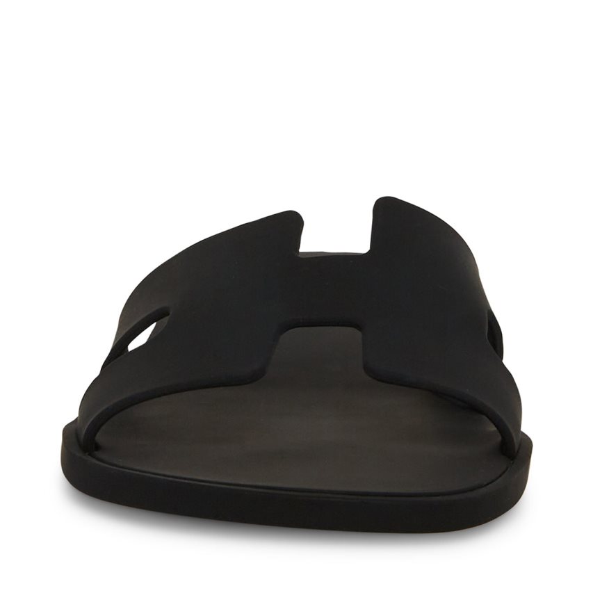 Steve Madden Hadyn-j Badesandaler Dame Svarte | KLFCO6302