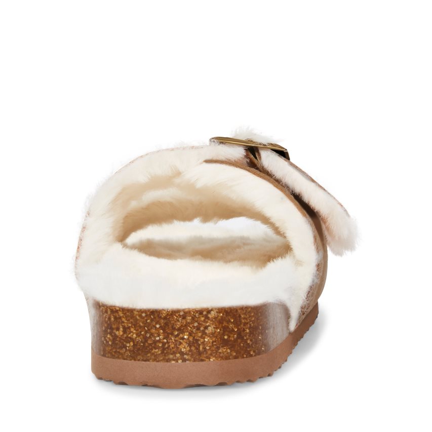 Steve Madden Jleena Badesandaler Barn Brune | ZTJVD8196