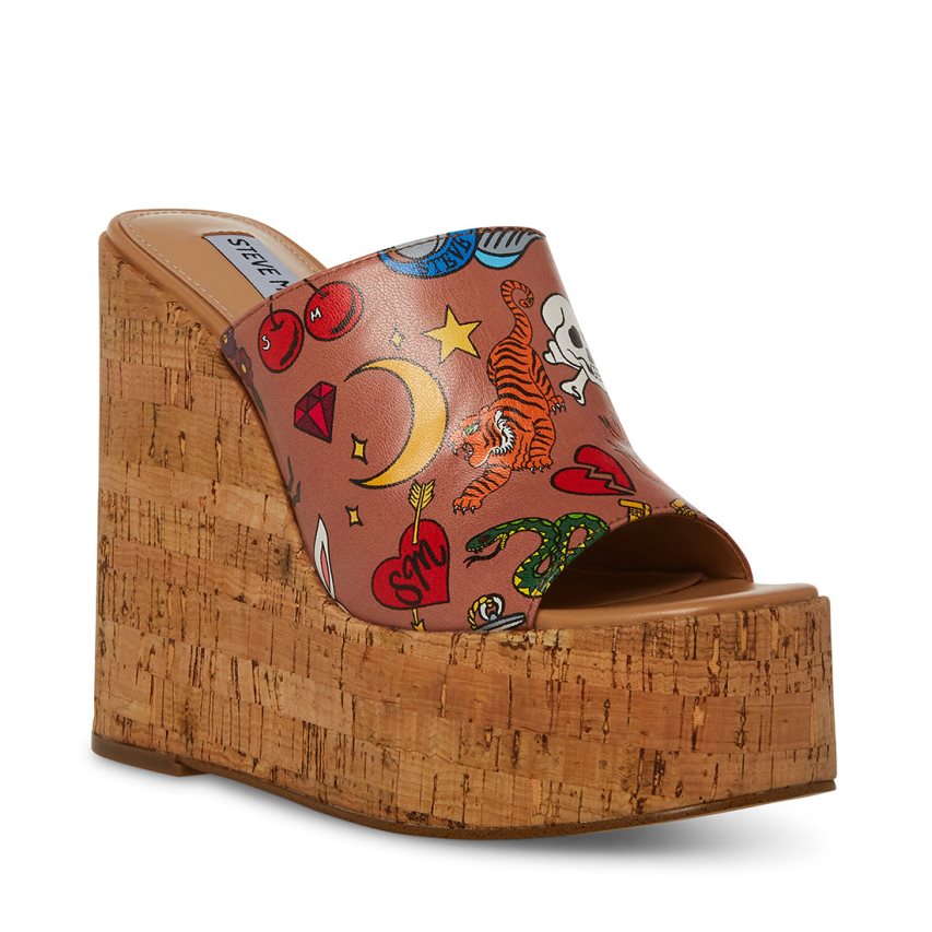 Steve Madden Joanne Wedge Dame Brune | EKIAD9013