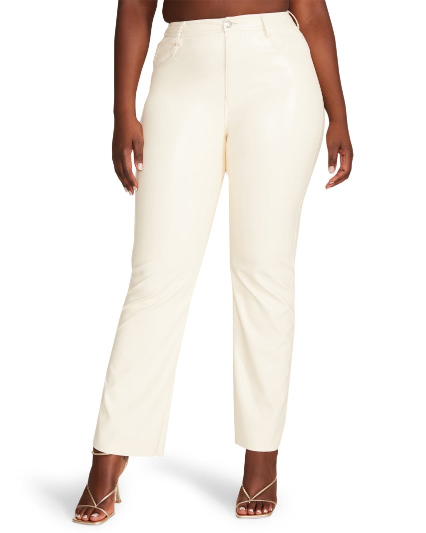 Steve Madden Jolie Vanilla Bukse Dame Pisket Krem | HMFKN1357