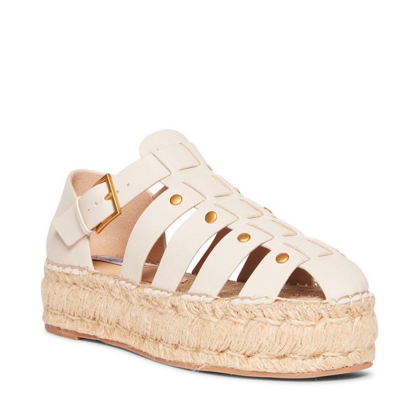 Steve Madden Kilo Platåsandaler Dame Hvite | JWFMT3068