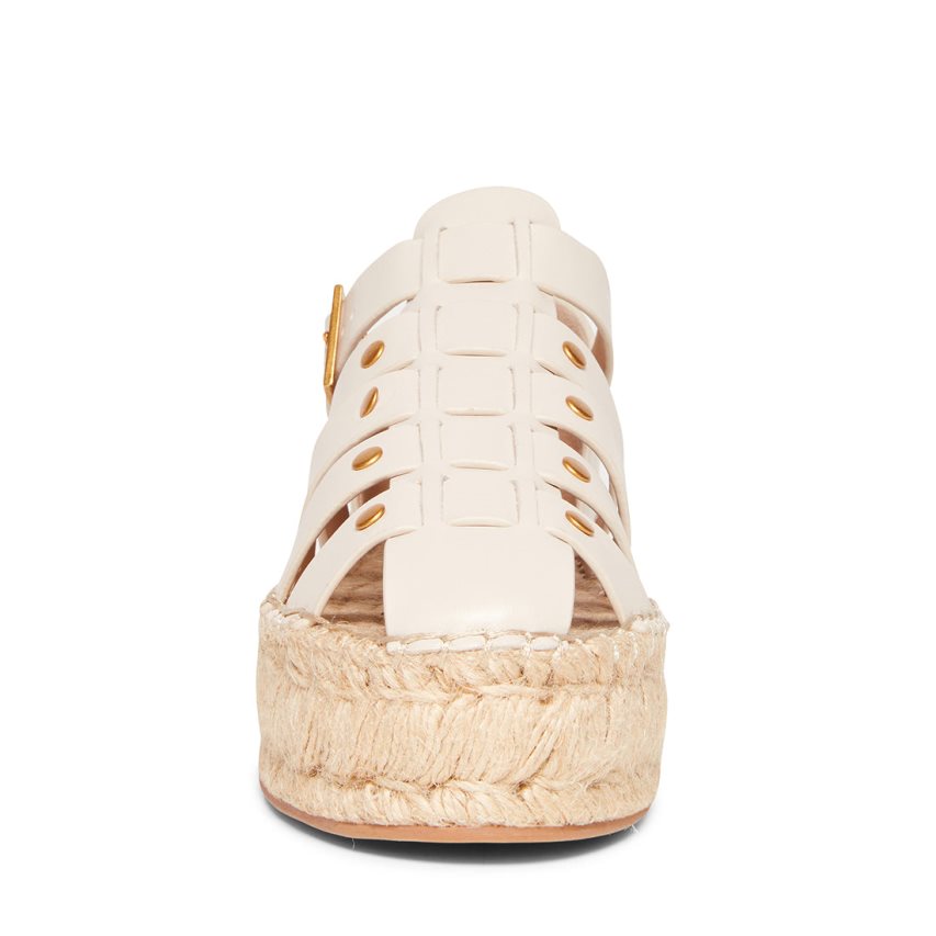 Steve Madden Kilo Platåsandaler Dame Hvite | JWFMT3068