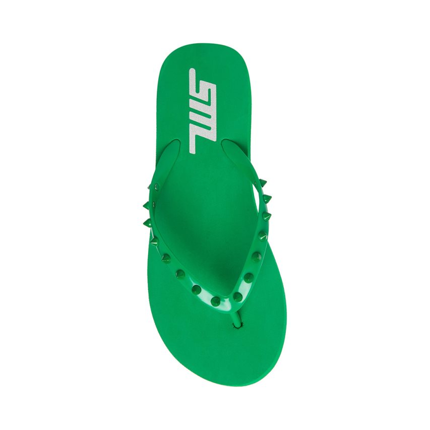 Steve Madden Lumi Flip Flops Dame Grønn | UQZKF2507