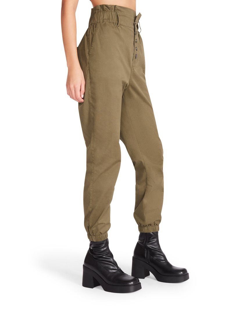 Steve Madden Melanie Bukse Dame Olivengrønne | HMGRY2160
