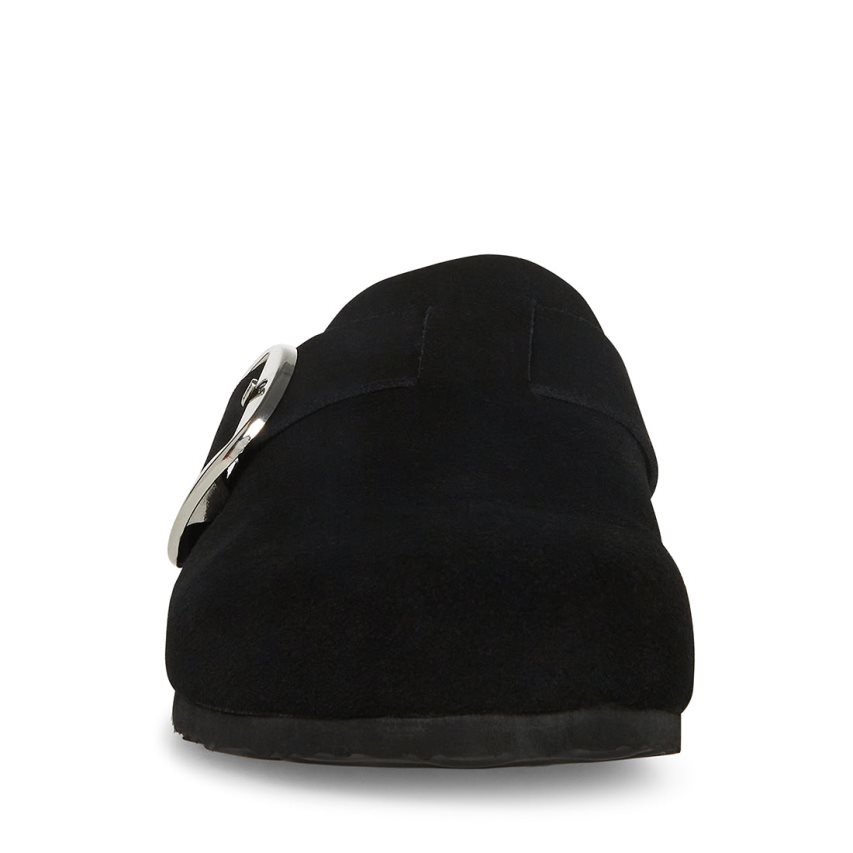 Steve Madden Social Semsket Skinn Loafers Dame Svarte | WSXBY3086