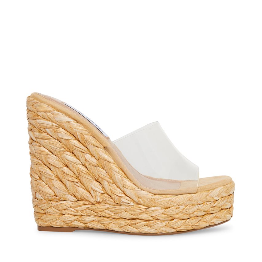 Steve Madden Tabitha Wedge Dame Beige | XVNBT9285