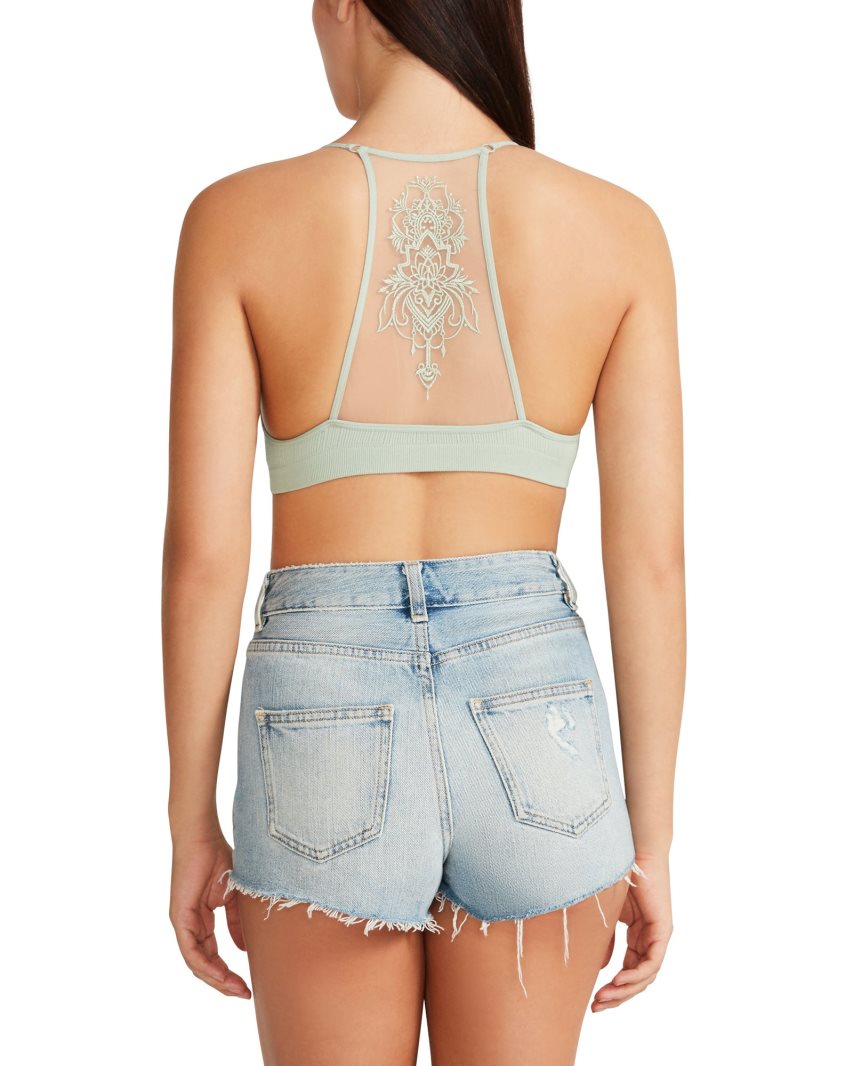 Steve Madden The Ella Mesh BH Dame Mint | BSNQY6079