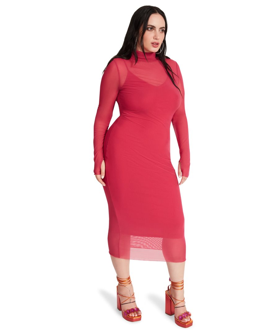 Steve Madden Vivienne Kjoler Dame Rosa | IHVPQ2175