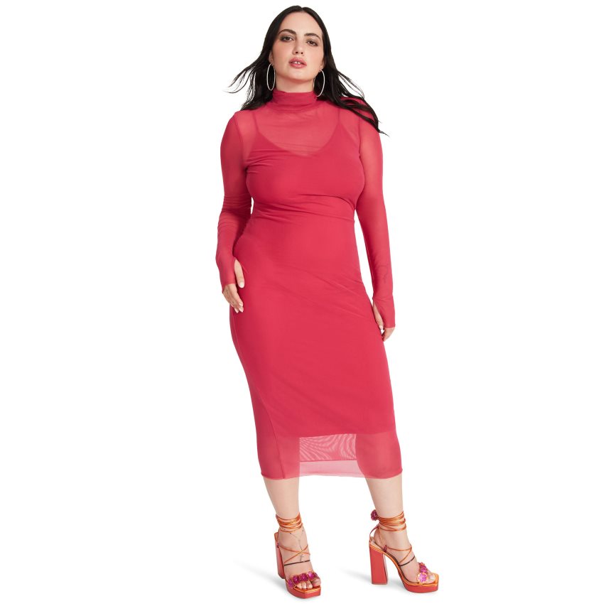 Steve Madden Vivienne Kjoler Dame Rosa | IHVPQ2175