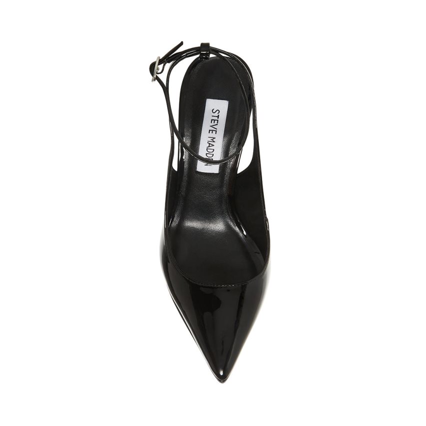 Steve Madden Zayla Patent Høye Hæler Dame Svarte | PGWZM3146