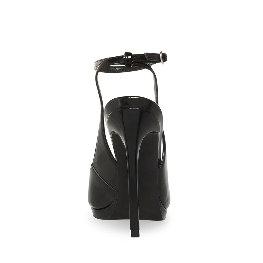 Steve Madden Zayla Patent Høye Hæler Dame Svarte | PGWZM3146
