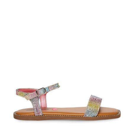 Steve Madden Jnishar Flate Sandaler Barn Multicolor | ZMWIQ7841
