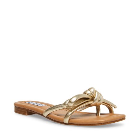 Steve Madden Maura Badesandaler Dame Gull | JQBZO2689